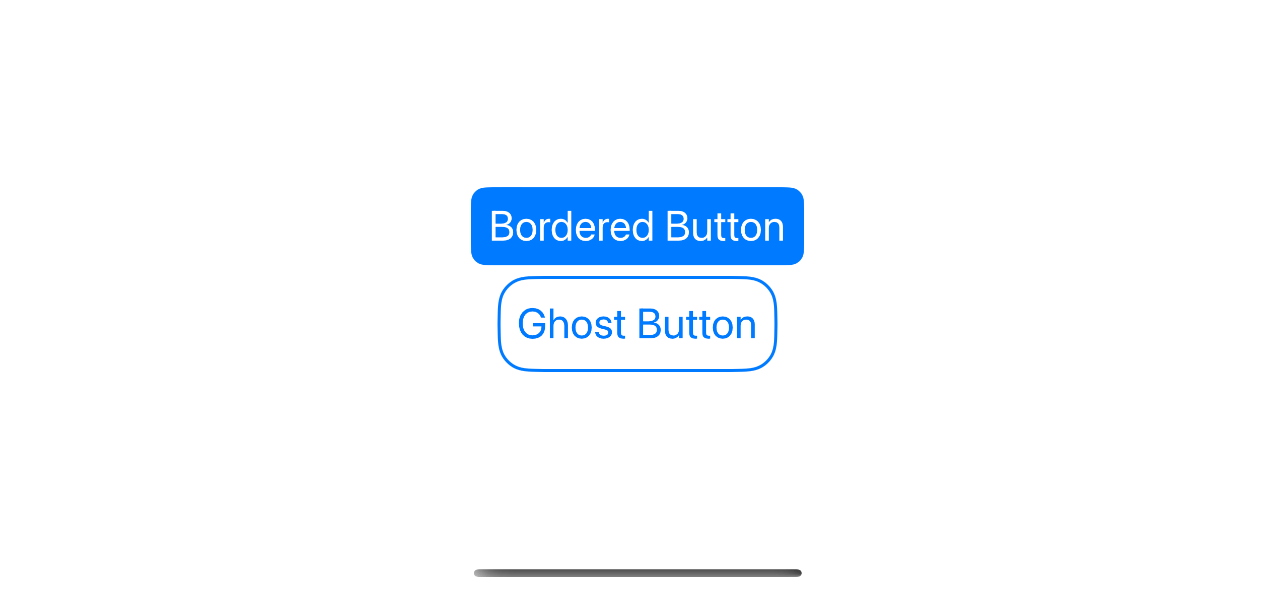 Two styles of bordered buttons.