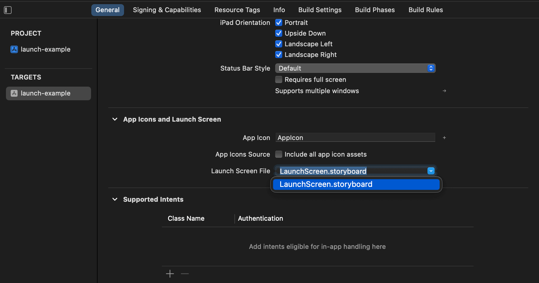 launch screen storyboard swiftui