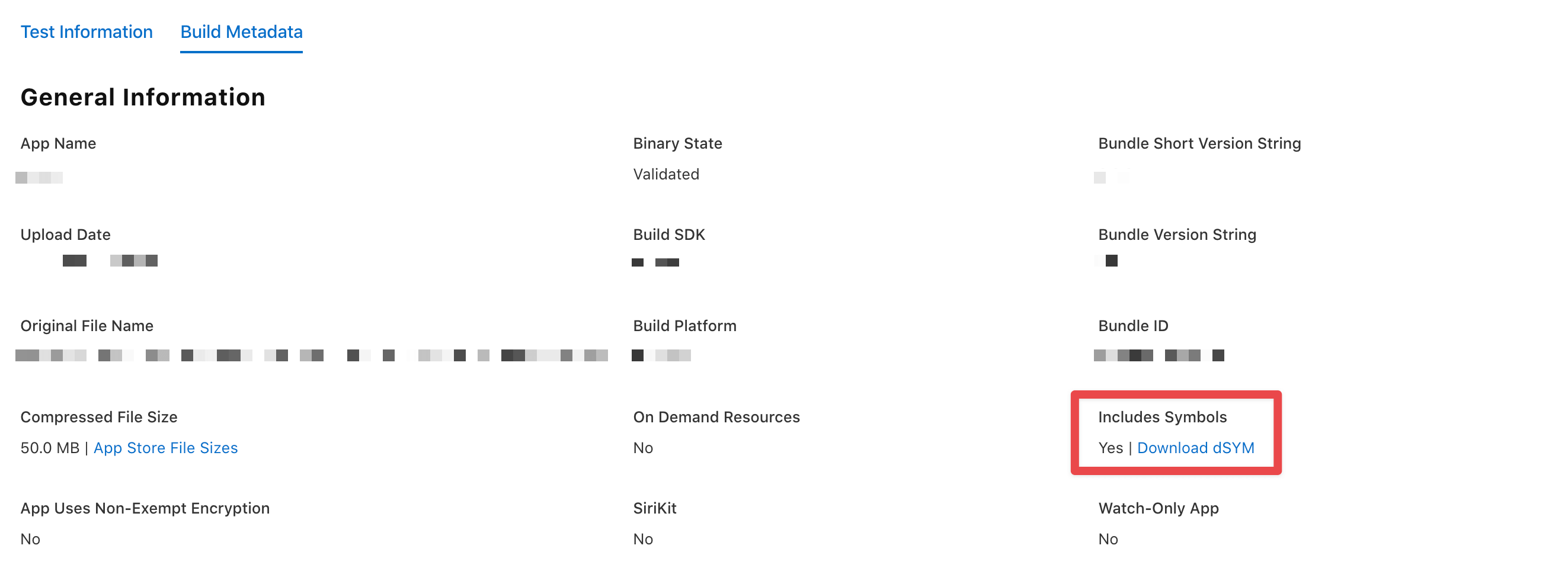 Missing DSYM Download Link In App Store Connect Sarunw