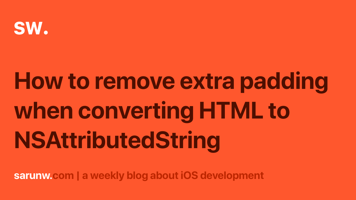 How to remove extra padding when converting HTML to