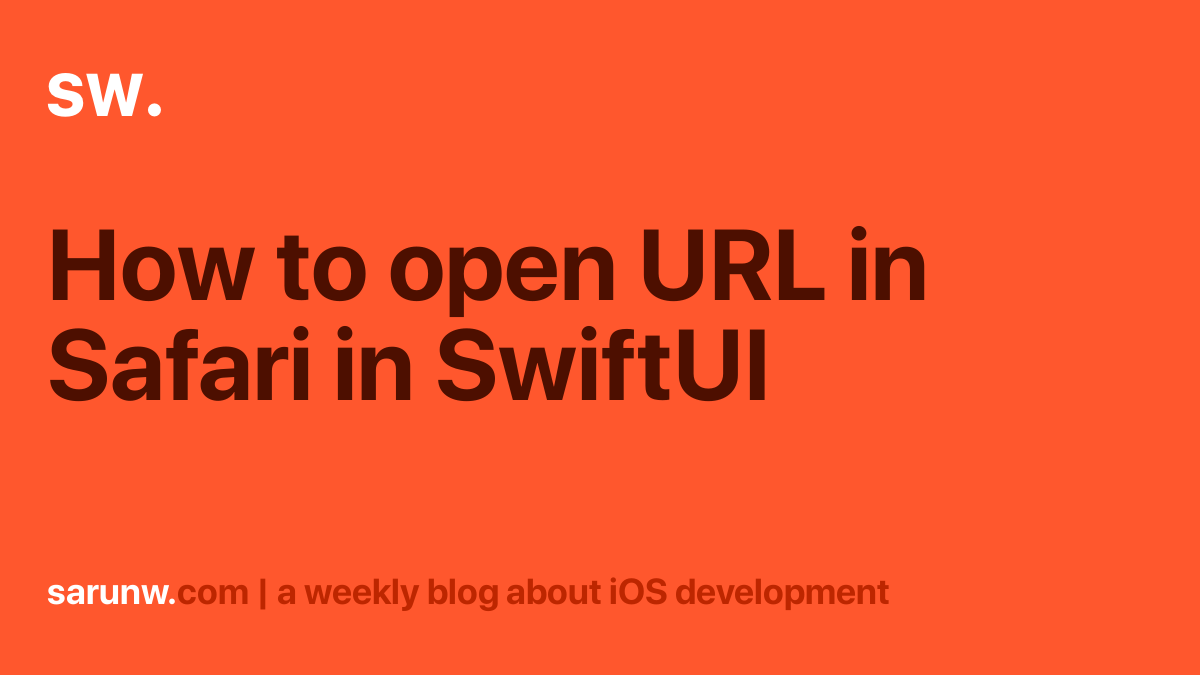 open url in safari ios swift