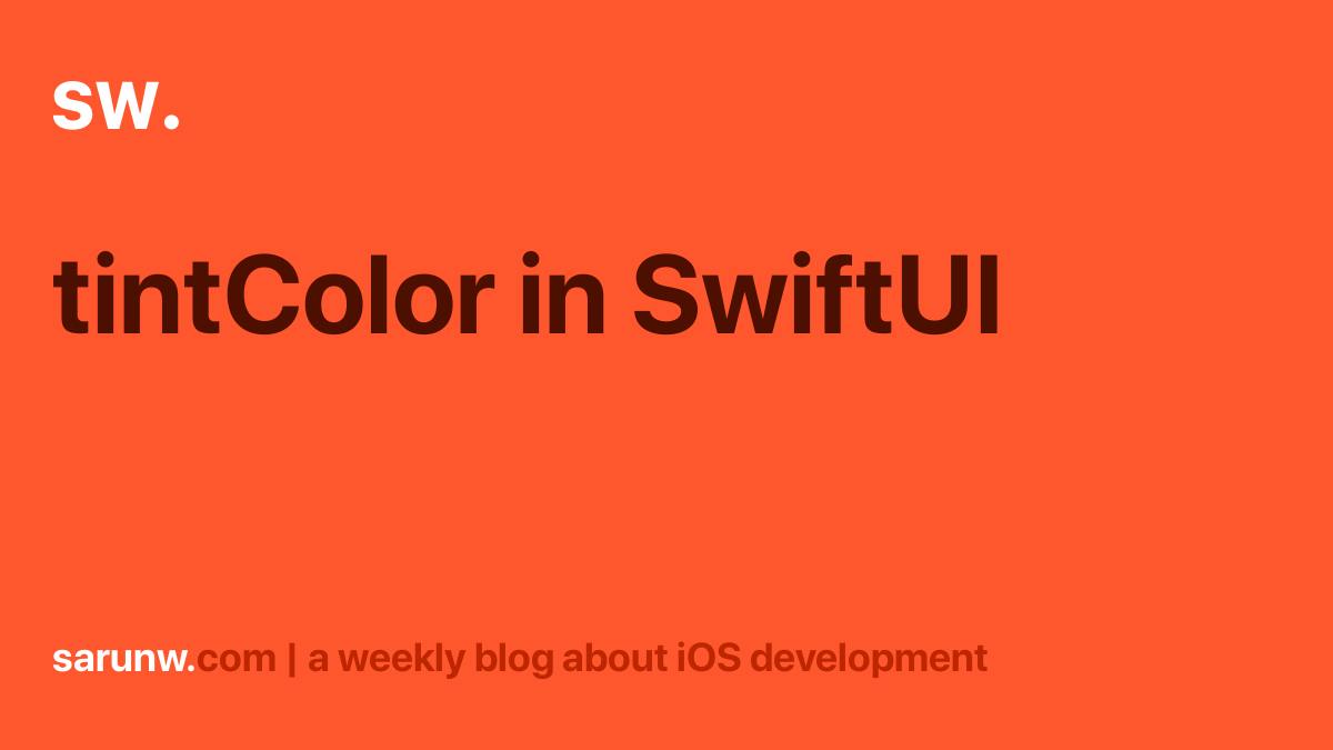 change tint color of image swift
