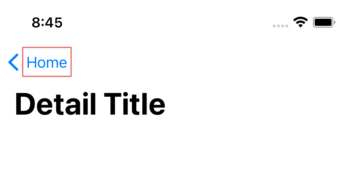 How to remove Back button title in SwiftUI