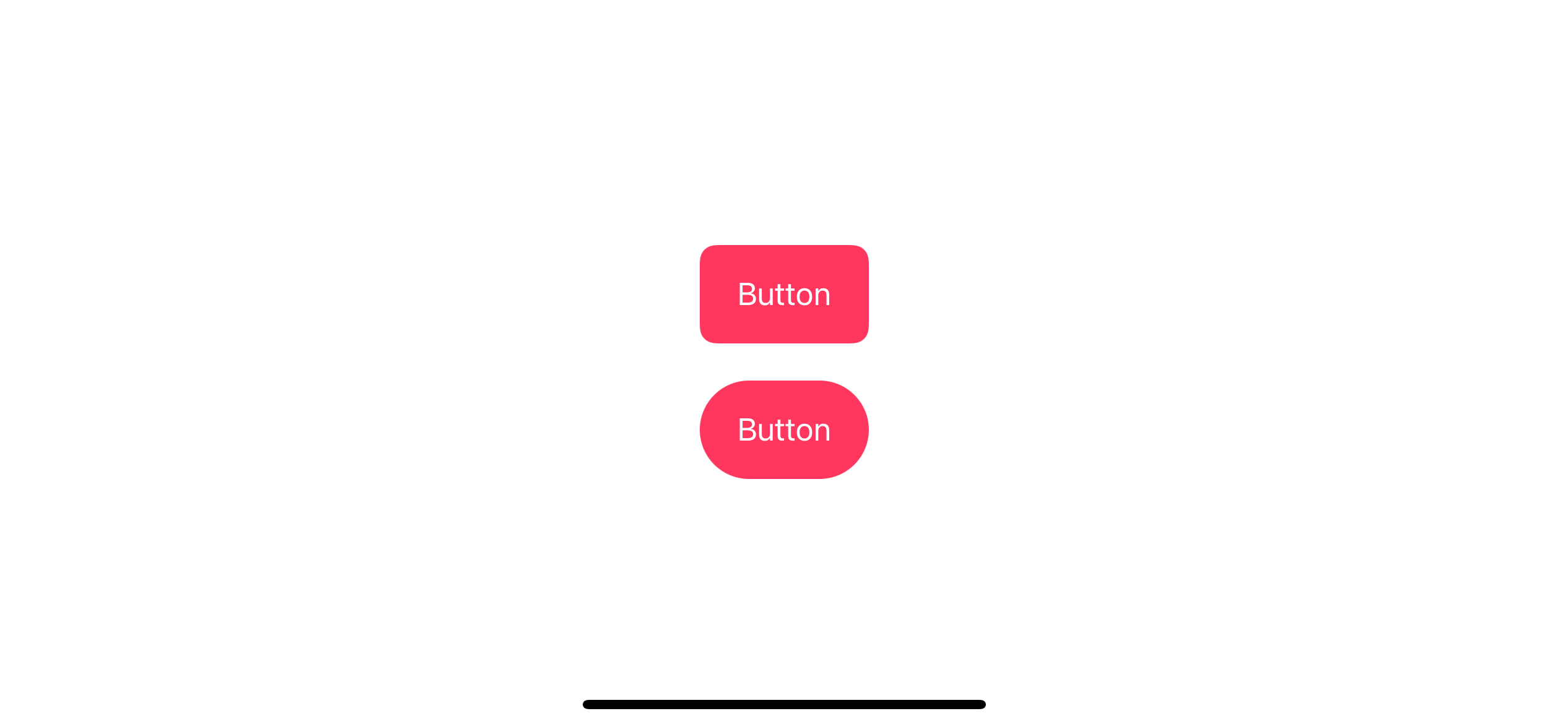 Rounded corners button