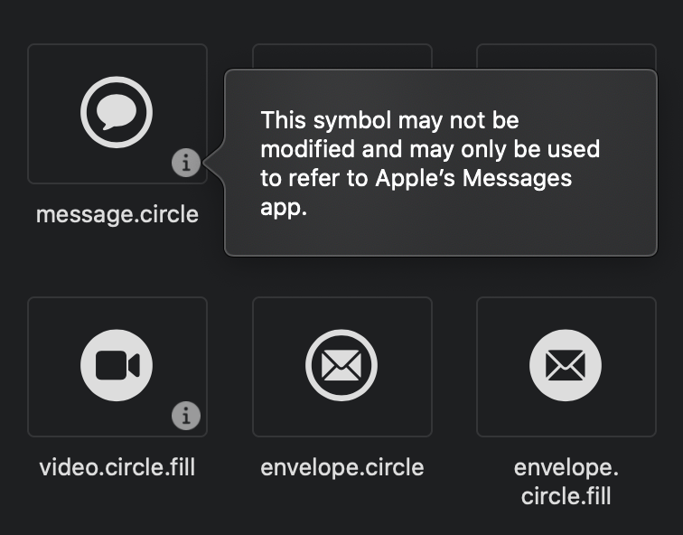 Use-as-is symbols
