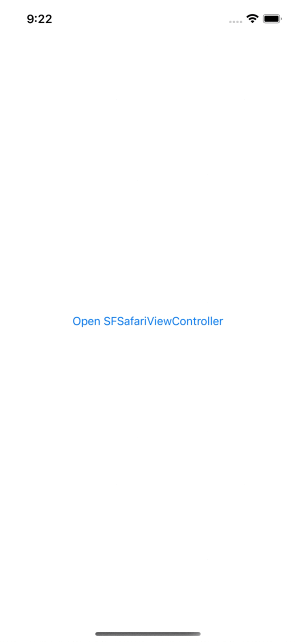 SFSafariViewController