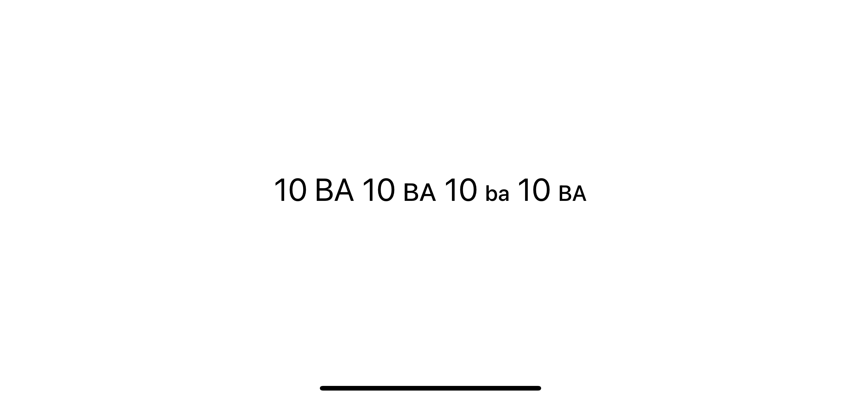 textScale doesn't automatically turn text into capital letters.