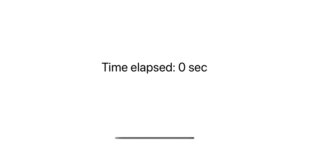 A simple app to count elapsed time.